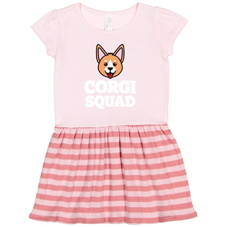 

Inktastic Dog Corgi Squad Gift Toddler Girl Dress