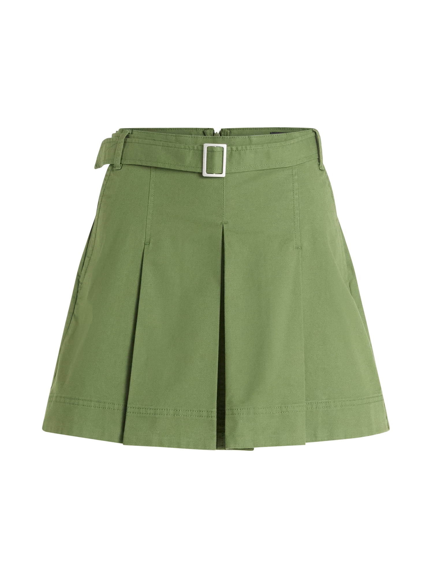 Free Assembly Women's Pleated Mini Skirt with Belt, Sizes 0-20