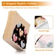 thumbnail image 4 of Hearts Hot Air Balloons Napkin Holder for Table Clear Napkin Stand Paper Holder Acrylic Organizer Dispenser Napkins for Dinner Kitchen Restaurant Room, 4 of 8
