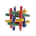 thumbnail image 2 of RABBITH Bunny Wood Chew Toys for Teeth Small Pets Rolling Gnawing for Play Balls for Hedgehog Rabbit Squirrel Hamster Kids Adult, 2 of 10