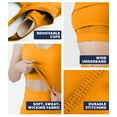 thumbnail image 5 of Nirlon U Tank Top Sports Bra - Nirlux Womens Tops & Sports Bras for Women - Light Cups, Scoop Neck Workout Tops for Women (Marigold, 4), 5 of 6