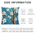 thumbnail image 5 of PHYHOO Oil Painting Linen ,Decorative &amp; Flower Cushion Cover Pillowcase Indoor Sofa Decorations (Case ONLY), 5 of 5
