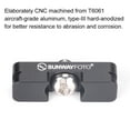 thumbnail image 4 of SUNWAYFOTO DP-12 Plaque Mini QR 12mm pour Lumière de Remplissage Vidéo LED Compatible Arca/RRS Utilisée sur Trépied, 4 of 9