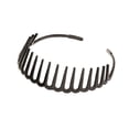 thumbnail image 2 of Non Slip Zig Zag Headbands with Teeth Matte Black Plastic Headbands for Women & Teens, Effortless Comb Hair Bands for Slicked Back Hairstyles, 2 of 3
