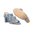 thumbnail image 4 of Zapatilla De Tacón Para Mujer Mezclilla Azul Con Hebillas Platonia TAMARA-01-MEZCLILLA, 4 of 8