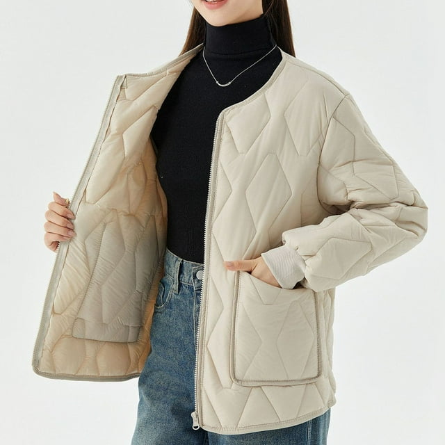 LOVZFMLL Jackets for Womens Winter Clothes Plus Size Warm Coat Long Sleeve Jacket