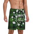 thumbnail image 2 of Wukai Happy Easter Men’s Short Pajama Pants With Pockets Soft Sleep Pj Shorts for Men-4X-Large, 2 of 6