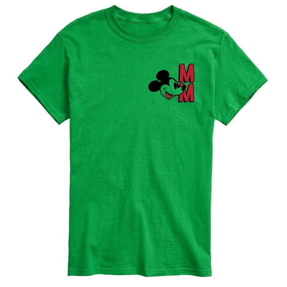 Mickey & Friends - Mickey Mouse Initials - Men's Short Sleeve Graphic T-Shirt