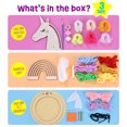 thumbnail image 3 of Unicorn Crafts for Kids - Sewing Kit Gift for Girls Ages 8-12 Year Old - Arts and Crafts Painting Kits Unicorns Toys, Art Kit for Kids Ages 8 9 10 11 12 Teenage Present Christmas Gifts, 3 of 6