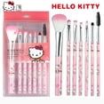 thumbnail image 2 of Juego de brochas de maquillaje Kawaii Sanrio Hello Kitty, 7 piezas, mezcla de base de dibujos animados, colorete corrector, brocha para cejas en polvo, brocha de belleza, 2 of 4