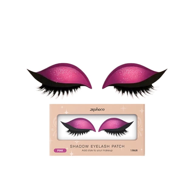 Integrated Eyeshadow & Eyelash Stickers, Quick Makeup Solution for Lazy Eyes, Long Lasting & Easy Application Eye Decals