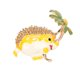 thumbnail image 2 of Broche de flor de erizo de dibujos animados para hombre y mujer, alfiler de aleación verde amarillo, esmalte exquisito, broche de animal, joyería, 2 of 10