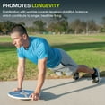 thumbnail image 5 of ProsourceFit Wooden Balance Board Core Non-Slip Wobble Trainer, 5 of 7