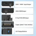 thumbnail image 2 of Baterías de Montaje en V Recargables Li-Ion Compatibles con Sony HDCAM XDCAM para Videocámara de Tra, 2 of 7