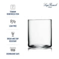 thumbnail image 4 of Luigi Bormioli Top Class 12.25 oz Double Old Fashioned Glasses - Set of 6 Elegant Italian-Made Drinkware with Simple Lines Durable Glassware for Whiskey Cocktails, Water, Juice - Great for Gifting, 4 of 8