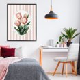 thumbnail image 3 of Stupell Industries French Country Vintage Tulips on Stripes Black Framed Giclee Art, 24 x 30, by Ink Drop Loft, 3 of 8