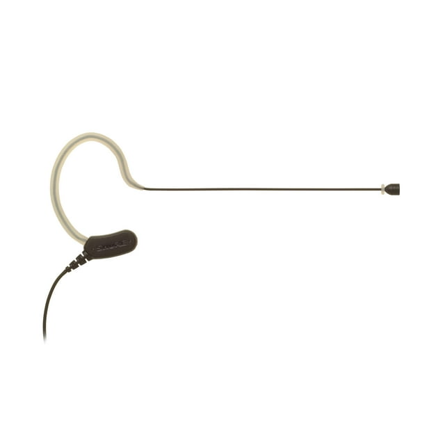 Shure MX153 Micrófono de diadema - Negro, micrófono omnidireccional, conector TQG / TA4F Transmisores de petaca inalámbricos (MX153B/O-TQG)