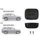 thumbnail image 3 of Car Cargo Floor Latch Release Handle Cover for Jeep Grand Dodge 13-15, 3 of 5