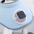 thumbnail image 3 of HJYCHN Solar Powered Summer Sun Hat with USB Rechargeable Fan for Outdoor Women's Wide Brim Sun Visor Blue One Size, 3 of 4