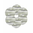 thumbnail image 7 of 13 Inch Round Placemats Set of 6, Sage Green Non Slip Heat Insulation PP Table Mats, Modern Abstract Grey Striped Art Washable Place Mats for Kitchen Dining Party Table Decor, 7 of 7