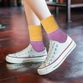 thumbnail image 5 of Holzlrgus 5 Pairs Womens Wool Socks Thick Knit Vintage Winter Warm Cozy Crew Socks Gifts, 5 of 6