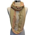 thumbnail image 5 of Beige Gauze Weave Light Infinity Scarf, 5 of 6