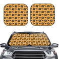 thumbnail image 2 of Wukai German Shepherd Woof Print Windshield Sun Shade, Car Front Window Shades Sunshade Cover Sun Visor Shield Block Automotive Interior Protector Blocks UV Rays-Small, 2 of 6