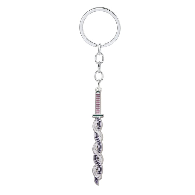 Llavero SONGCHANGJEWELRY Charm de espada anime de Iguro Obanai