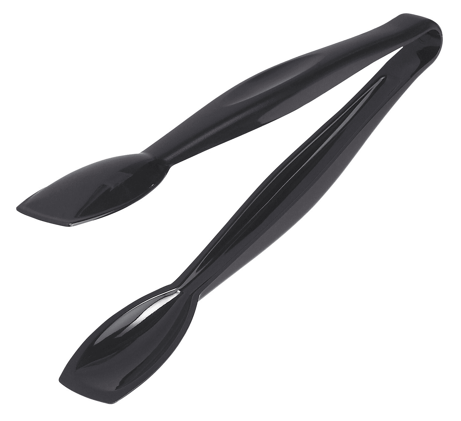 Cambro TGG9110 Lugano 9" Black EasyGrasp Plastic Tongs