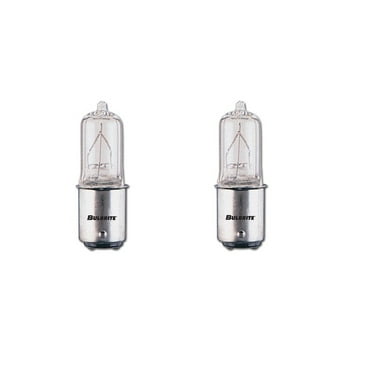 Bulbrite Q50CL/DC120-Volt Halogen JD Type DC Base Bulb, 50-Watt (2)