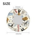 thumbnail image 6 of Disketp Hand Drawn Animals Shower Caps,Reusable Shower Cap For Women, Double Layer Waterproof Hair Cap, Large Size For All Hair Lengths,For Girls Spa Home Salon Use, 6 of 9