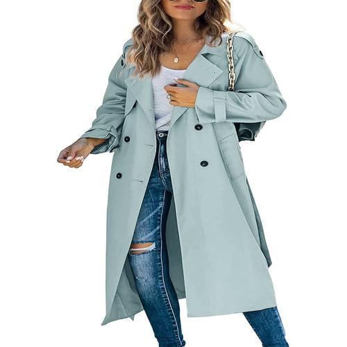 YODETEY Winter Men Slim Stylish Trench Coat Double Breasted YODETEY Winter Men Slim Stylish Trench Coat Double Breasted