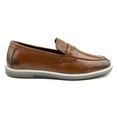 thumbnail image 2 of Mazaca Men’s Slip-On Penny Style Loafers, Classic Fashion Sneakers. All Leather Upper, Lining, and Insole, Thermoplastic Non-Slip Sole, Flats Casual Lightweight and Comfortable, 2 of 11