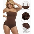 thumbnail image 4 of MANIFIQUE Strapless Shapewear for Women, Tummy Control Triangle Bodysuit Body Shaper Tank Top, 4 of 7