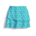 thumbnail image 3 of SCALES Daily Sunshine Wavy Skort White, Aqua, Medium, 3 of 3