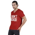 thumbnail image 4 of Inkmeso Letter Printed Don™t Make Me Use My Dad Voice Mens Tshirt For Daddy's Jersey Shirt, 4 of 7