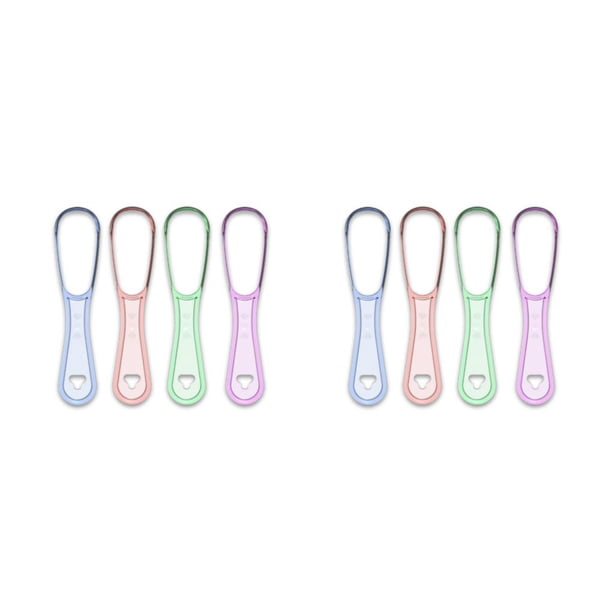Soidarity Limpiadores de lengua, raspador, herramienta de cuidado, cepillo de higiene, cepillo de recubierto de un lado Unisex Simple de Type4 NO4