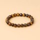thumbnail image 3 of Pulsera de piedras preciosas semipreciosas naturales, 2 uds., 8mm, piedra Natural elástica, cristales curativos para Yoga, conjunto de pulsera y brazalete, 3 of 5