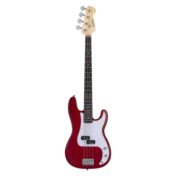 Bajo Eléctrico de 4 Cuerdas Serie Vintage MARCUS BASS-RW BABILON rojo 43.5x8x124