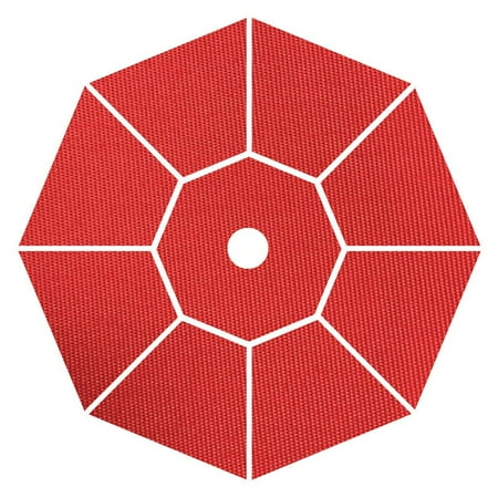 Coral Coast Key Largo 11-ft. Spun-Poly Wood Market Umbrella