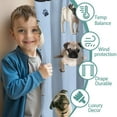 thumbnail image 3 of Blackout Kids Curtains,Pug and Footprints Childrens Insulated Curtains Set Of 2,Bedroom Essentials,Toddler Room Decor 42x54in(106x137cm), 3 of 4