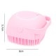 thumbnail image 4 of Cepillo De Limpieza Mascota perro masaje champú cepillo gato baño ducha cepillo limpieza peine (rosa) Wdftyju Libre de BPA, 4 of 4