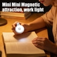 thumbnail image 5 of Mini Night Light Keychain Flashlight, Round Rechargeable Magnetic Badge Light, Hands-Free Clip-on Purse Light for Night Walking, High Brightness LED Work Light, 5 of 5