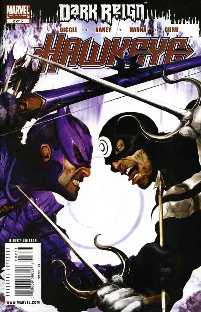 Cover of Dark Reign: Hawkeye #2