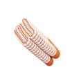 thumbnail image 2 of Ounissouiy 2 unids/set de toallas de repuesto para adultos y niños, toallas absorbentes de tela escocesa para limpieza corporal, toallas de baño y ducha, Toallas y Paños Naranja Ounissouiy HA082789-02, 2 of 6