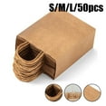 thumbnail image 4 of Bulk Kraft Paper Bags Gift Shopping Carry Craft Brown Bag With Handles, 4 of 9