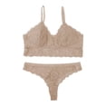 thumbnail image 1 of Coordinado Secret Treasures para Mujer, Beige en Encaje de Floral Talla CH, 1 of 4
