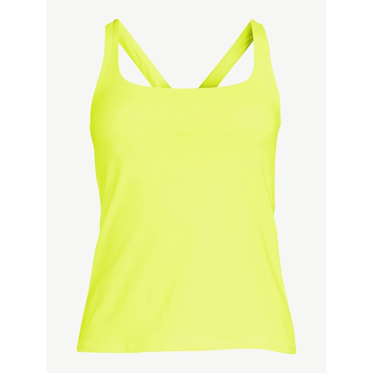 Love & Sports Women's Criss Cross Back Tank Top