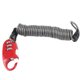 thumbnail image 1 of Candado de cable para casco de bicicleta, candado de contraseña antirrobo universal portátil para motocicleta y bicicleta, color rojo YUNYI BRAND  Deportes, 1 of 8