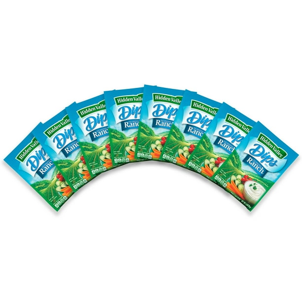 Hidden Valley Original Ranch Dips Mix, Gluten Free 8 Packets